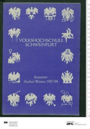 Programm 2. Semester 1987/1988
