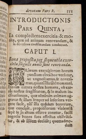 551-559, Caput I - II