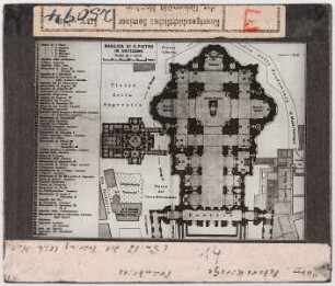 Rom: St. Peter, Grundriss