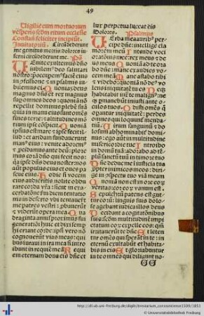 Vigilie cum mortuorum vespteris secundum.