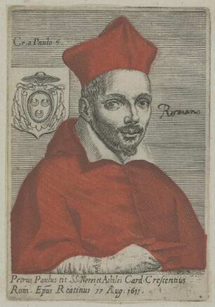 Bildnis des Petrus Paulus Crescentius