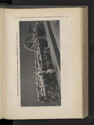 Erste Versuchsölmaschine System Junkers ausgebaut zur Tandemmaschine, vom Jahre 1910.