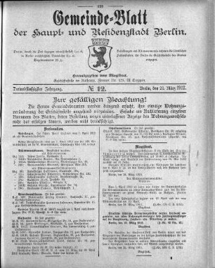1912,12: No. 12, 24. März 1912