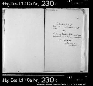 Empfang und Bewirtung des Landgrafen Moritz von Hessen