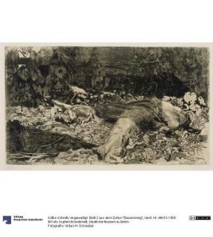 Vergewaltigt. Blatt 2 aus dem Zyklus "Bauernkrieg"