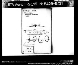 Hausierkonzessionen für Auswärtige: Samuel Fuchs aus Altona, Optiker