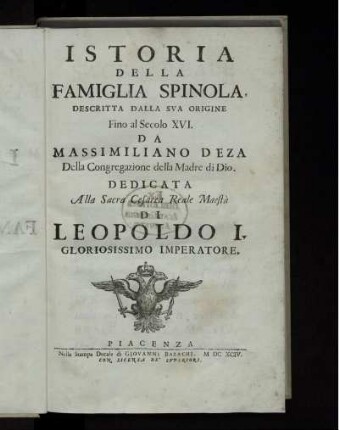 Istoria della famiglia Spinola