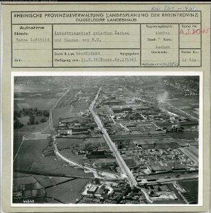 Aachen, Industriegebiet zwischen Aachen und Haaren