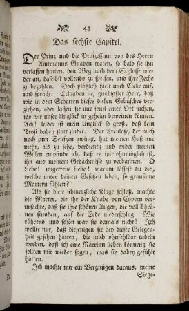 Das sechste Capitel. - Das zehnde Capitel.