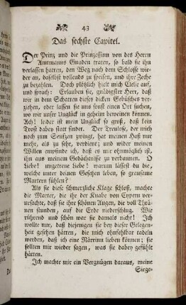 Das sechste Capitel. - Das zehnde Capitel.