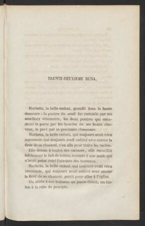 Trente-Deuxieme Runa.