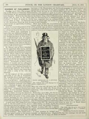 Paper shortage at a general election. [The Political Slate (with Sponge) hat its obvious compansations.]