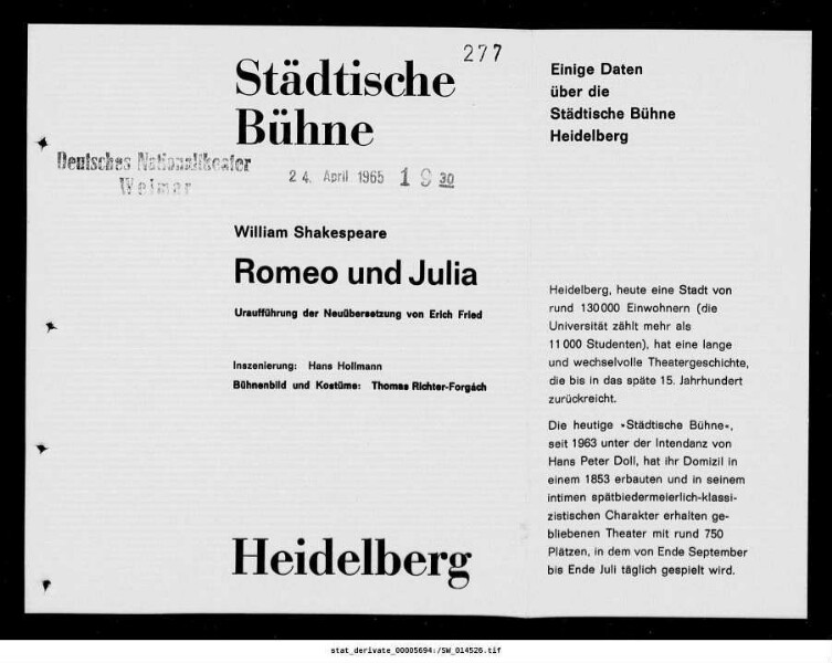 Romeo und Julia