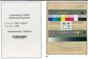 Entnazifizierung Wilhelm Heilenkoetter , geb. 05.09.1910 (Maurer)