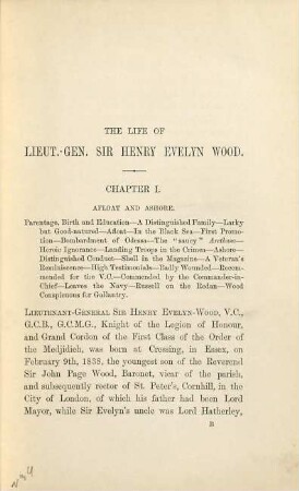 The life of Lieutenant-General Sir Henry Evelyn Wood