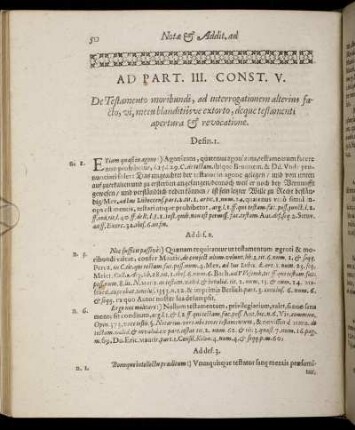 Const. V. - Const. VIII.
