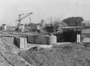Baustelle Doppelschleuse Heilbronn