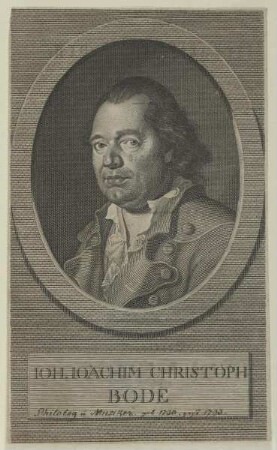 Bildnis des Joh. Joachim Christoph Bode