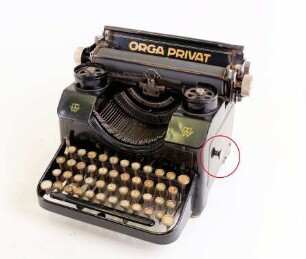 Büroschreibmaschine Orga Privat Mod. 1