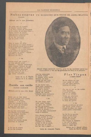 Tratála con cariño : Tango canción (Editado por la casa Julio Korn)