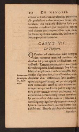 Caput VIII. De Tempore.