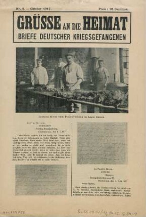 GRÜSSE AN DIE HEIMAT : BRIEFE DEUTSCHER KRIEGSGEFANGENEN