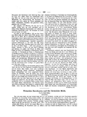 Nietzsches Zarathustra und die Christliche Ethik : (Fortsetzung)