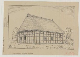 Blasheim (Kreis Lübbecke): Hof [Hope-Eickel]. [Wirtschaftsgebäude] (Schaubild)