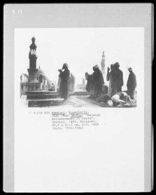 Betende Mohammedaner in Kairo