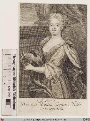 Bildnis Anna, Prinzessin von Oranien, geb. Prinzessin von Großbritannien u. Irland