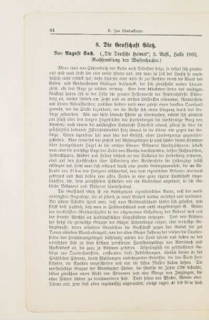 Die Grafschaft Glatz