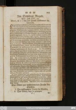 Am Sonntage Rogate. Text Joh. XVI, 24.