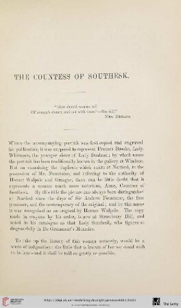 The Countess of Southesk