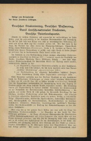 21-25, Anlage