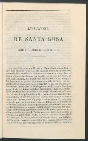 L' estancia de Santa Rosa