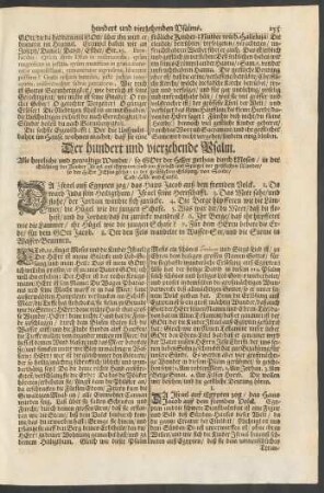 Der hundert und vierzehende Psalm