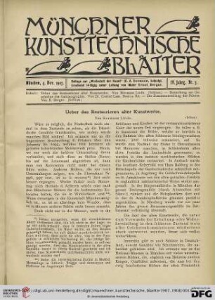 4: Ueber das Restaurieren alter Kunstwerke, [2]