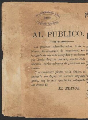 Al público.