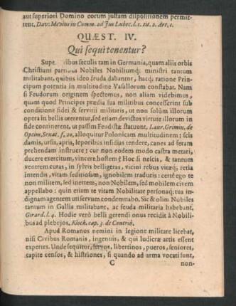 Quaest. IV. Qui sequi tenentur?