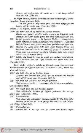 Beschreibender Teil, Gruppe VI