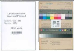 Entnazifizierung Maria Groll , geb. 24.05.1920 ()