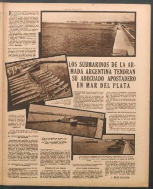 Los submarinos de la armada argentina tendran su adecuado apostadero en Mar del Plata