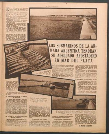 Los submarinos de la armada argentina tendran su adecuado apostadero en Mar del Plata