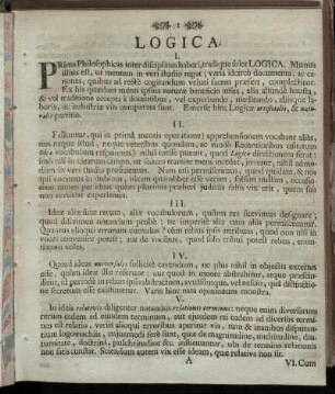 Logica. - Physiologia.