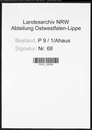 Heiratsregister Standesamt Ahaus