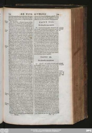 Caput VIII. De subiecto vitae aeternae.