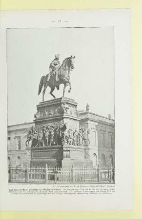 Das Reiterdenkmal Friedrichs des Großen in Berlin