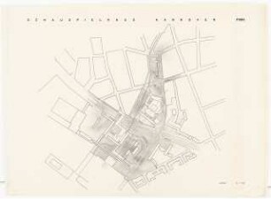 Schauspielhaus, Hannover Wettbewerb: Lageplan 1:1000