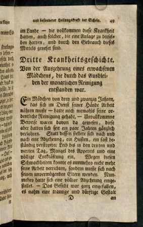 49-70, Dritte Krankengeschichte. - Zehnte Krankengeschichte.