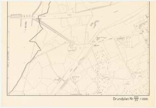 Hagen Bebauungsplan: Arbeitsblatt Grundkarte Abteilung 222, Blatt 23 1:2000